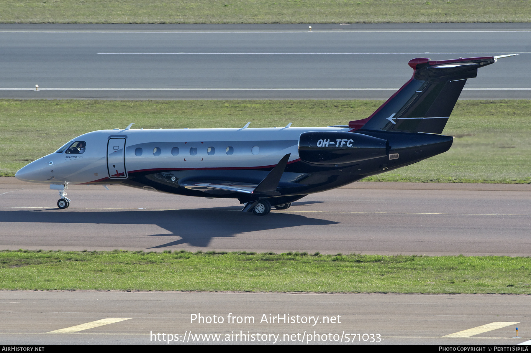 Aircraft Photo of OH-TFC | Embraer EMB-550 Praetor 600 | AirHistory.net #571033