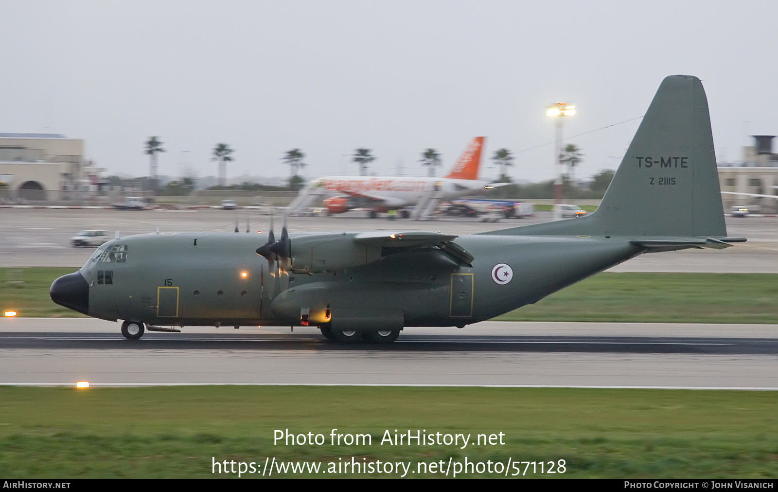 Aircraft Photo of Z21115 / TS-MTE | Lockheed C-130B Hercules (L-282) | Tunisia - Air Force | AirHistory.net #571128