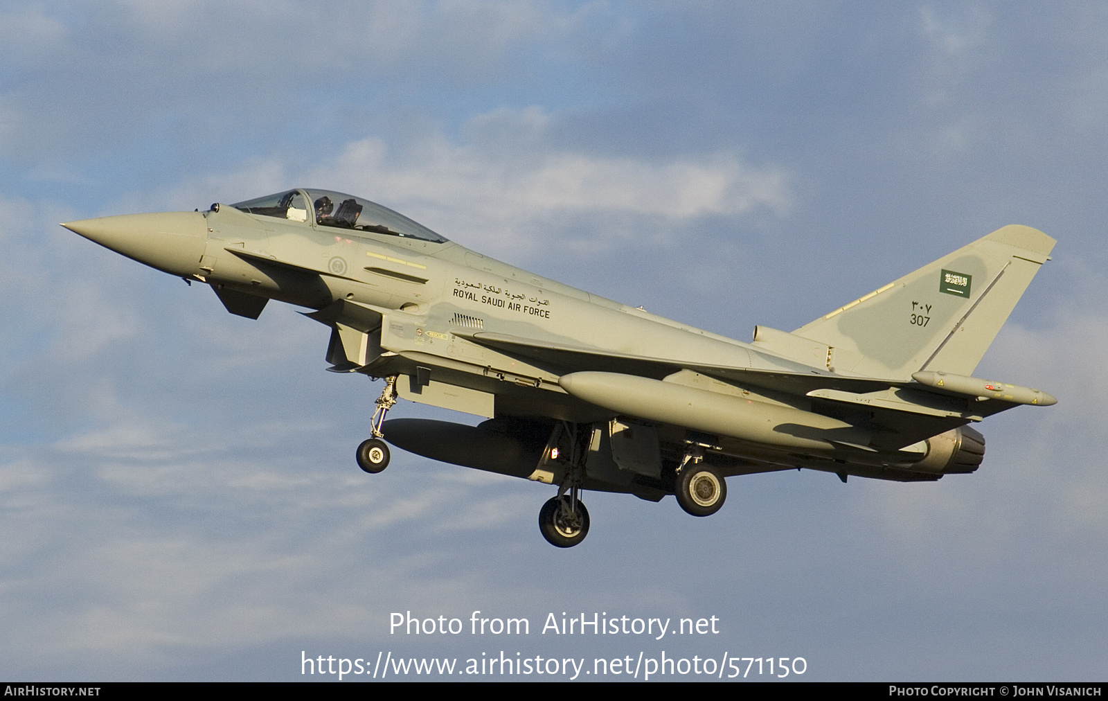 Aircraft Photo of 307 | Eurofighter EF-2000 Typhoon | Saudi Arabia - Air Force | AirHistory.net #571150