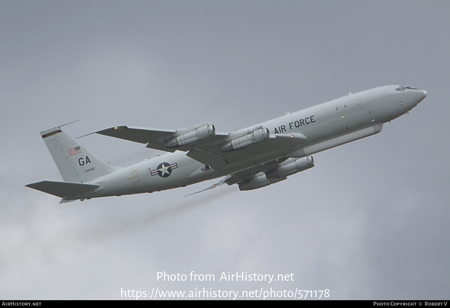 Aircraft Photo of 96-0042 / AF96-0042 | Boeing E-8C J-Stars (707-300C) | USA - Air Force | AirHistory.net #571178