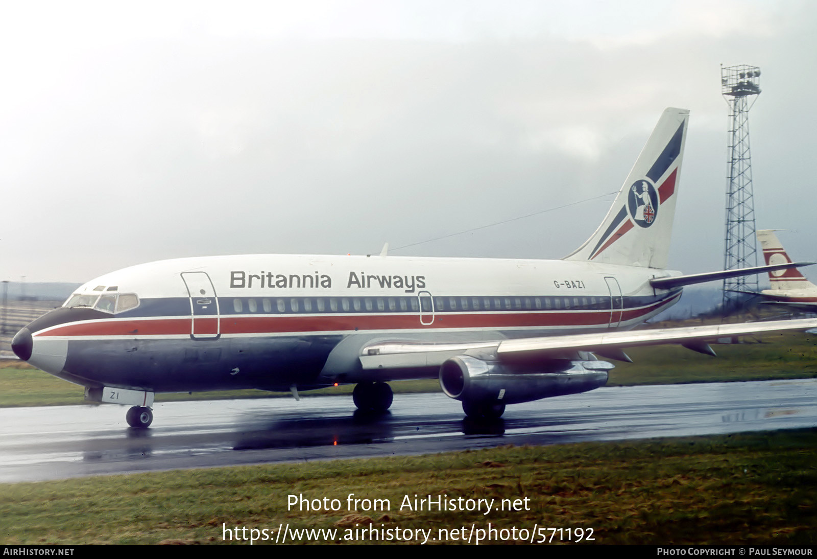 Aircraft Photo of G-BAZI | Boeing 737-204/Adv | Britannia Airways | AirHistory.net #571192