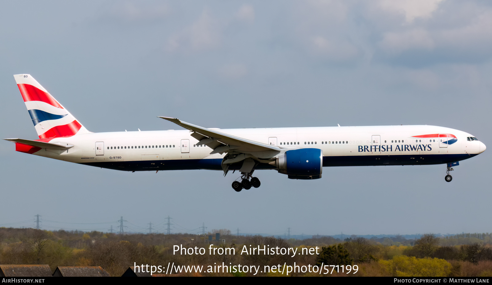 Aircraft Photo of G-STBD | Boeing 777-36N/ER | British Airways | AirHistory.net #571199