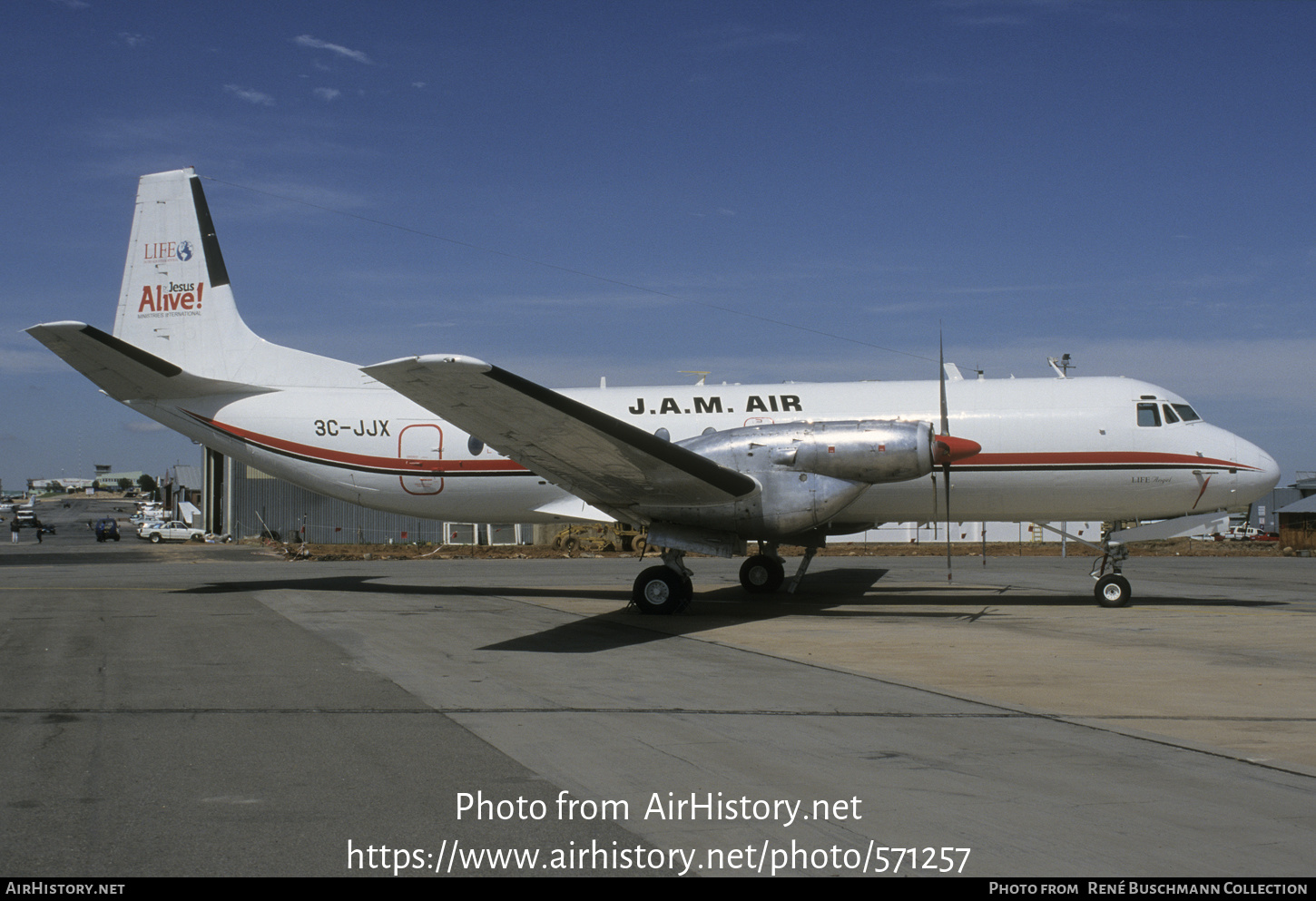 Aircraft Photo of 3C-JJX | Hawker Siddeley HS-780 Andover C1 | J.A.M. Air - Jesus Alive Ministeries | AirHistory.net #571257