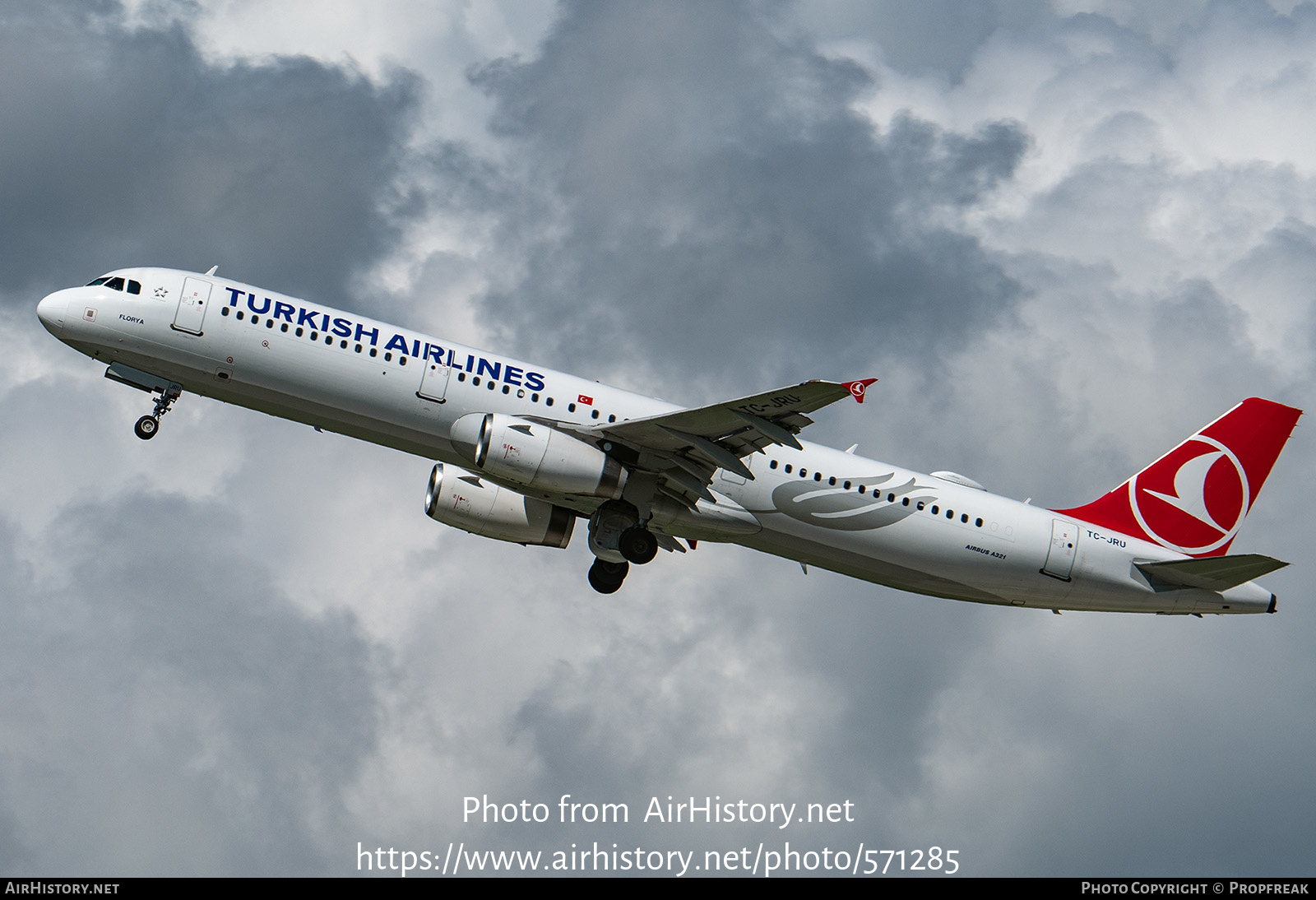 Aircraft Photo of TC-JRU | Airbus A321-231 | Turkish Airlines | AirHistory.net #571285