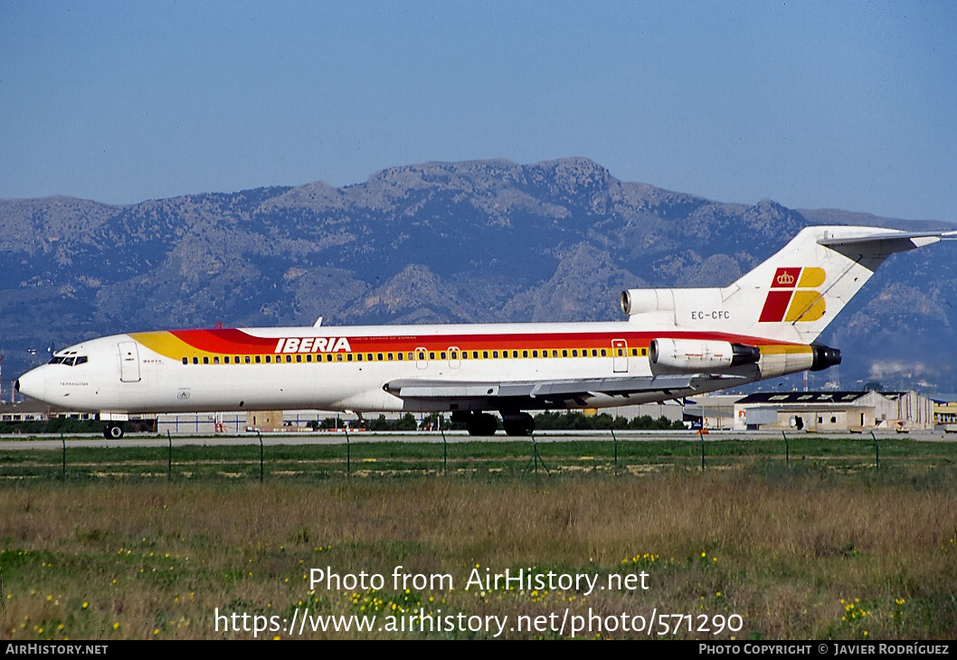 Aircraft Photo of EC-CFC | Boeing 727-256/Adv | Iberia | AirHistory.net #571290