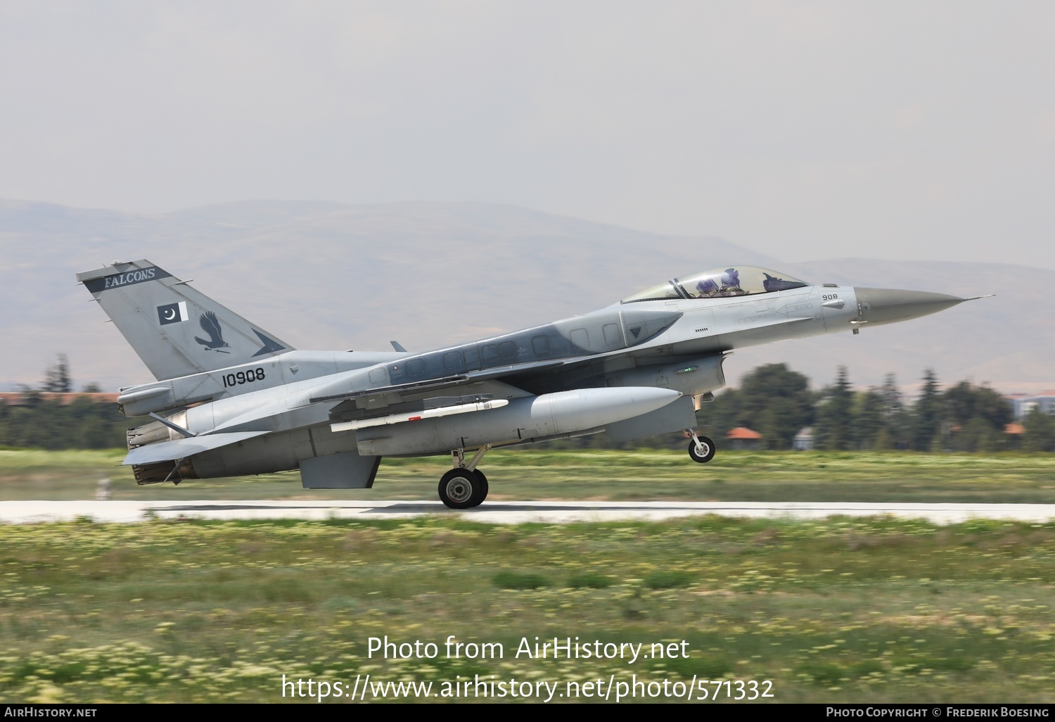 Aircraft Photo of 10908 | Lockheed Martin F-16C Fighting Falcon | Pakistan - Air Force | AirHistory.net #571332