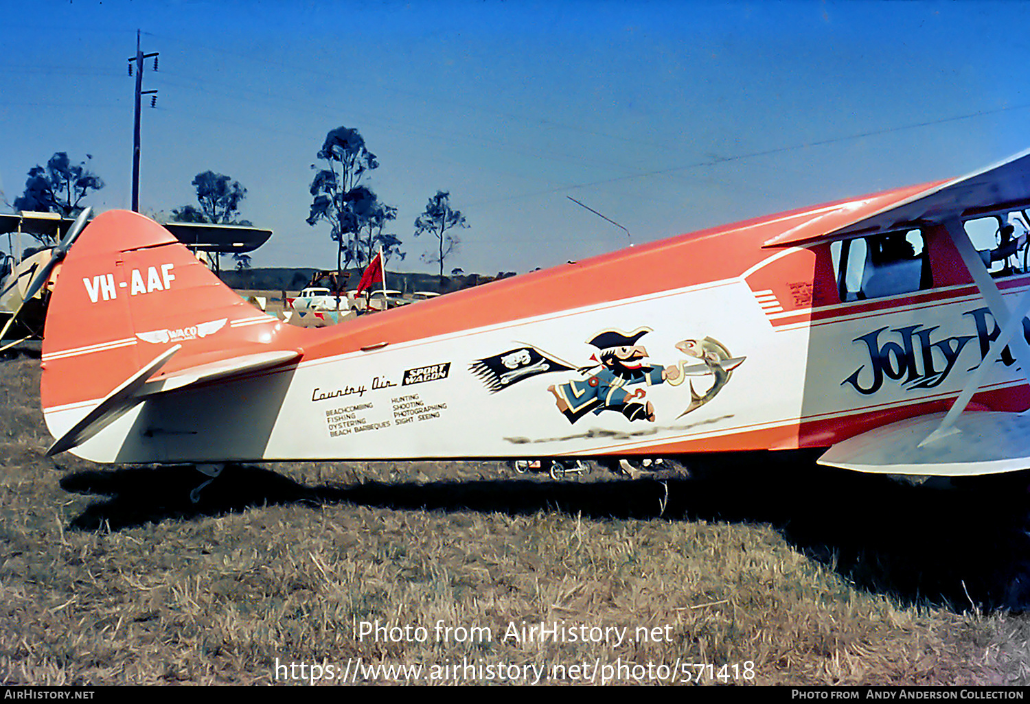 Aircraft Photo of VH-AAF | Waco EGC-8 | Countryair | AirHistory.net #571418