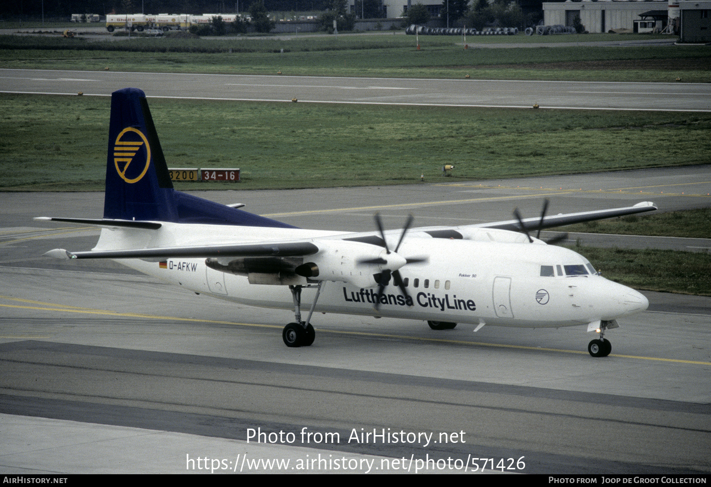 Aircraft Photo of D-AFKW | Fokker 50 | Lufthansa CityLine | AirHistory.net #571426