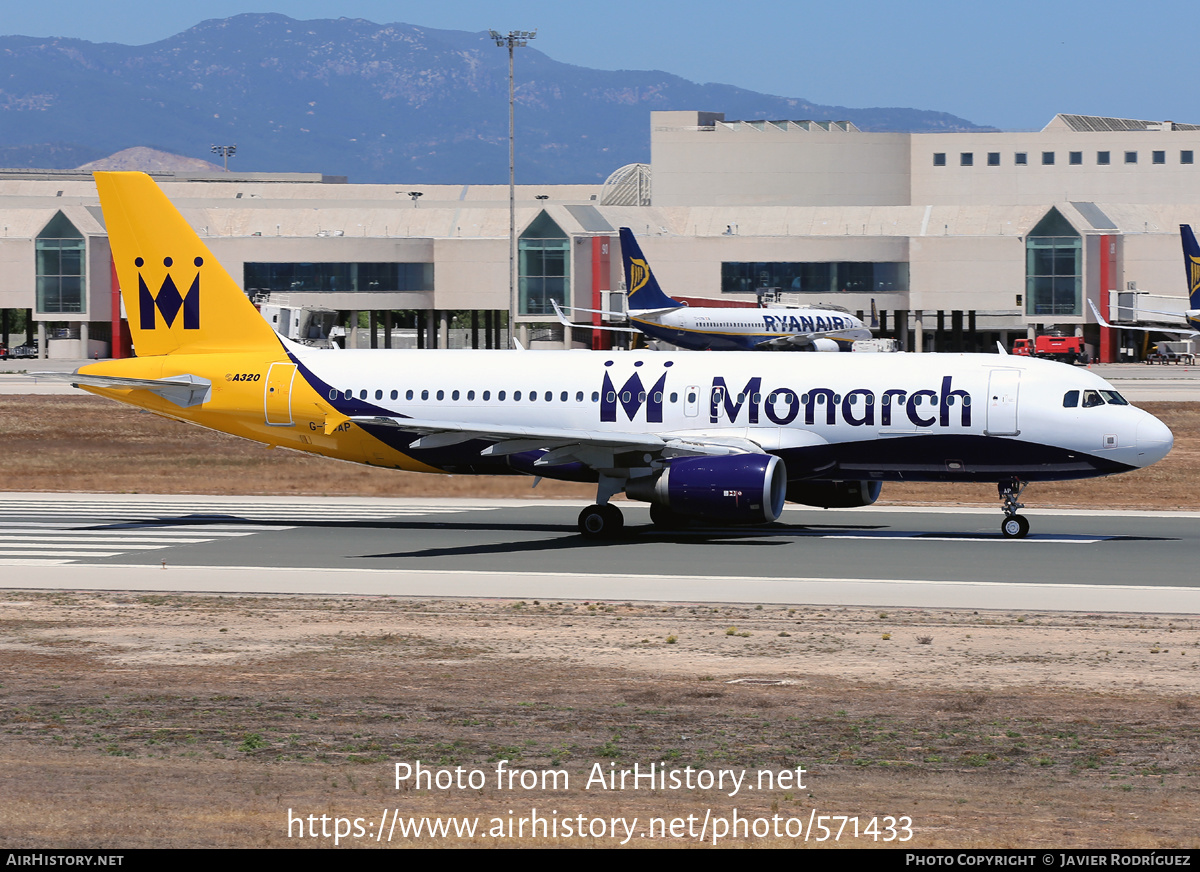 Aircraft Photo of G-ZBAP | Airbus A320-214 | Monarch Airlines | AirHistory.net #571433