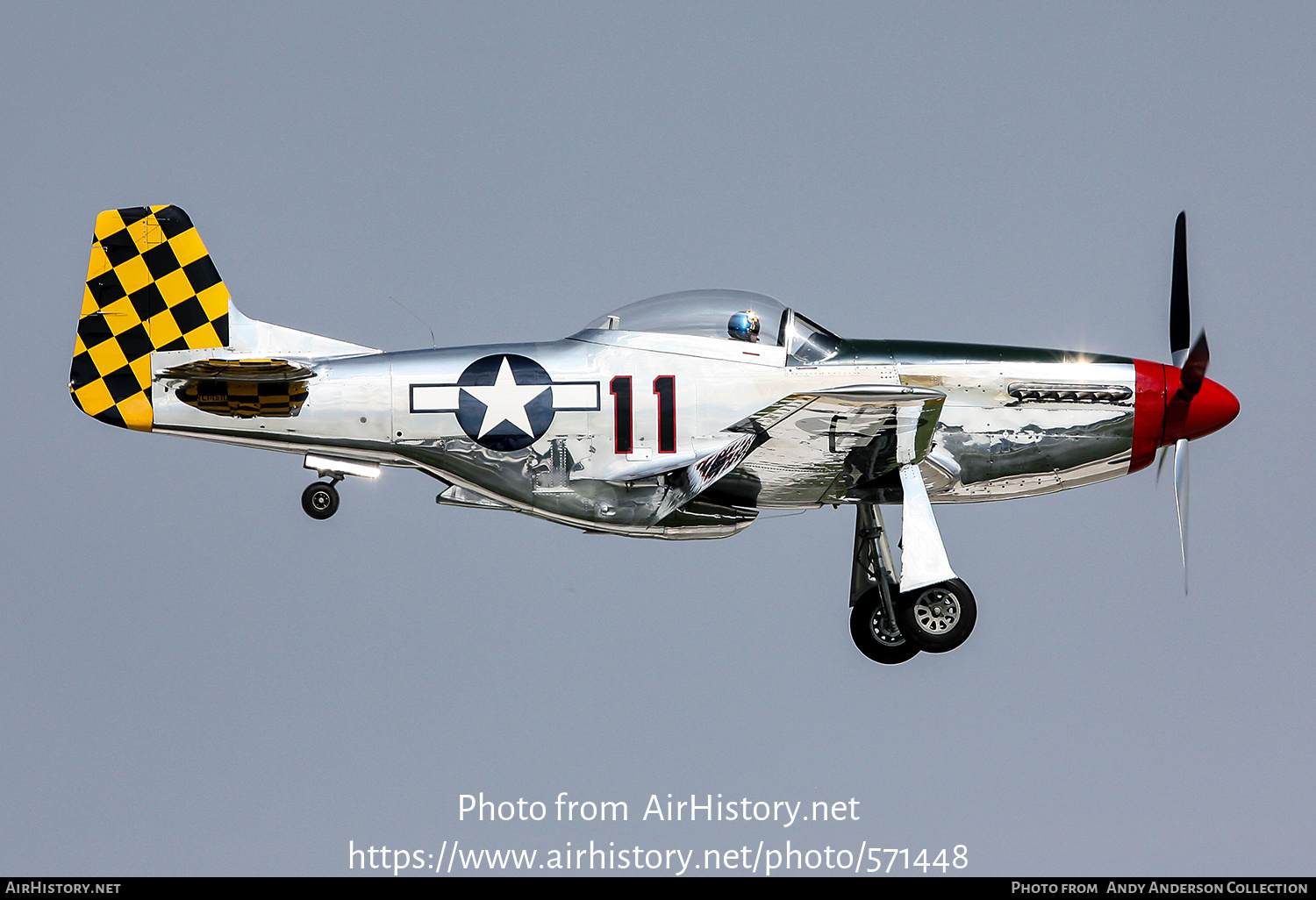 Aircraft Photo of N1451D / NL1451D | North American P-51D Mustang | USA - Air Force | AirHistory.net #571448