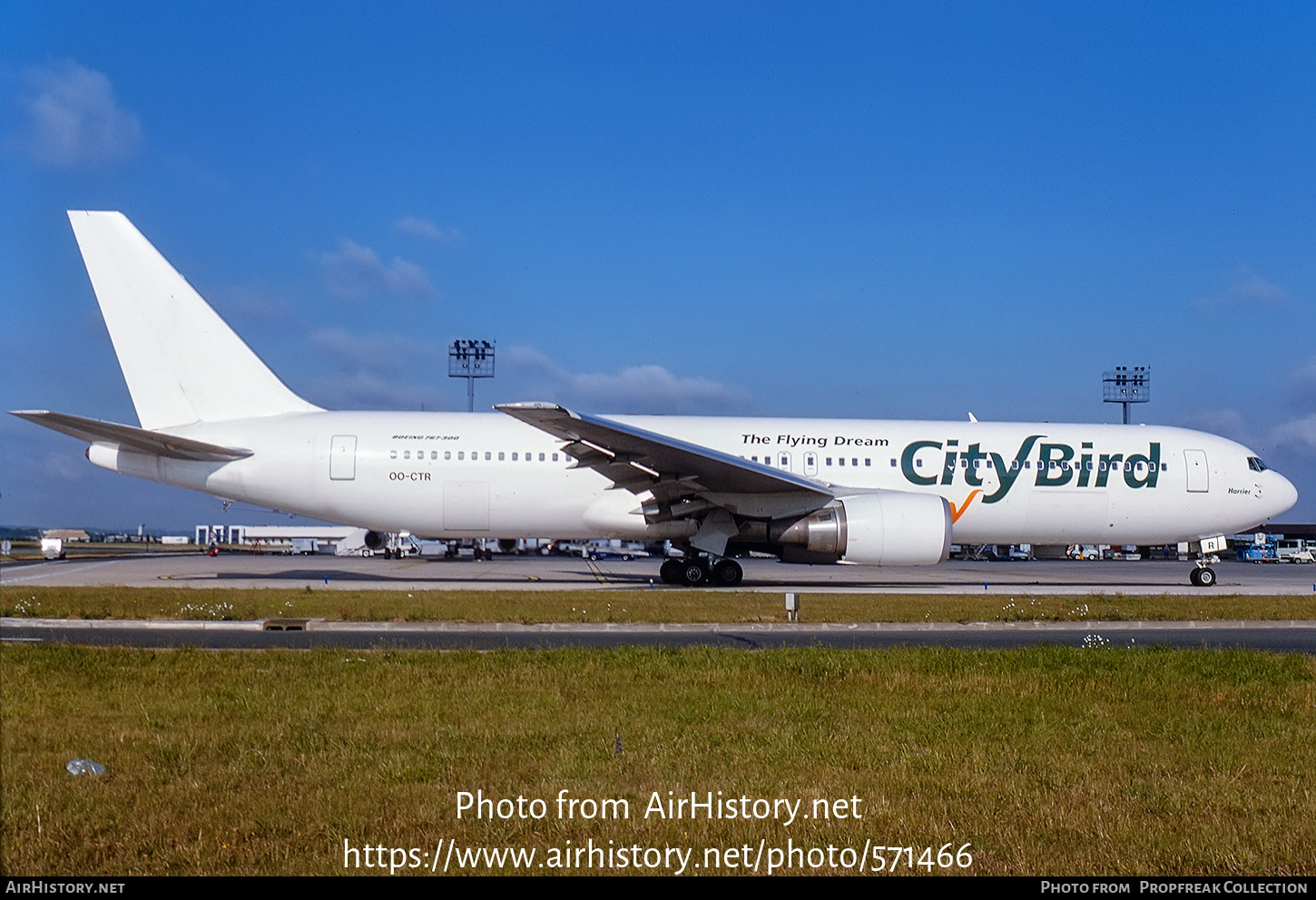 Aircraft Photo of OO-CTR | Boeing 767-33A/ER | CityBird | AirHistory.net #571466