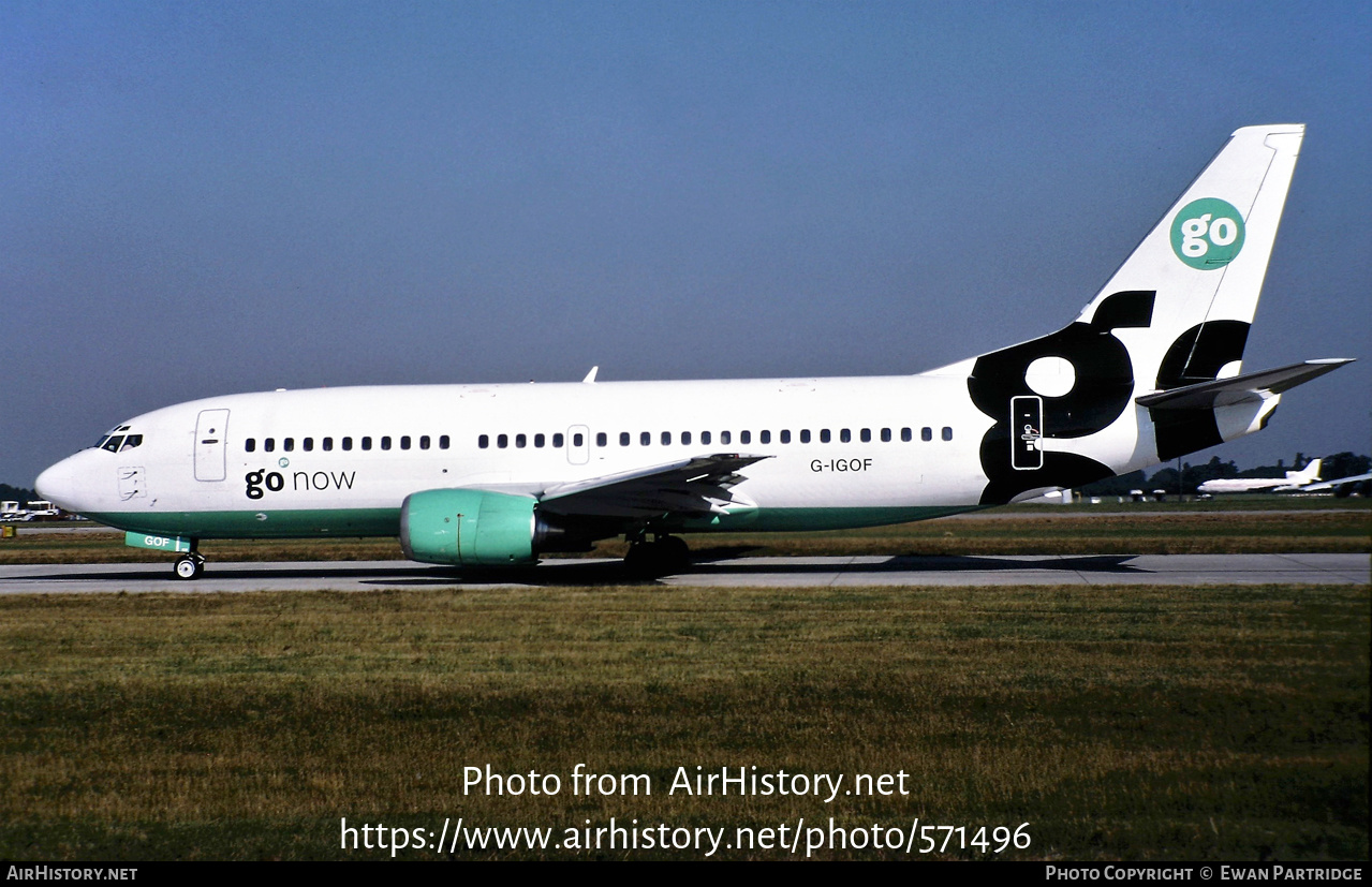 Aircraft Photo of G-IGOF | Boeing 737-3Q8 | Go Fly | AirHistory.net #571496