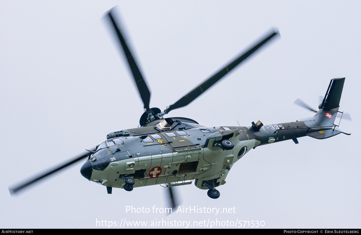 Aircraft Photo of T-335 | Eurocopter TH98 Cougar (AS-532UL) | Switzerland - Air Force | AirHistory.net #571530