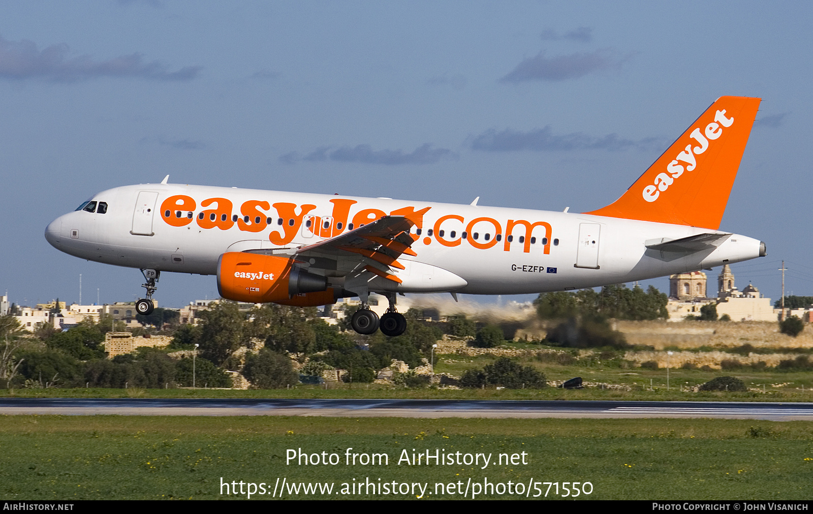 Aircraft Photo of G-EZFP | Airbus A319-111 | EasyJet | AirHistory.net #571550