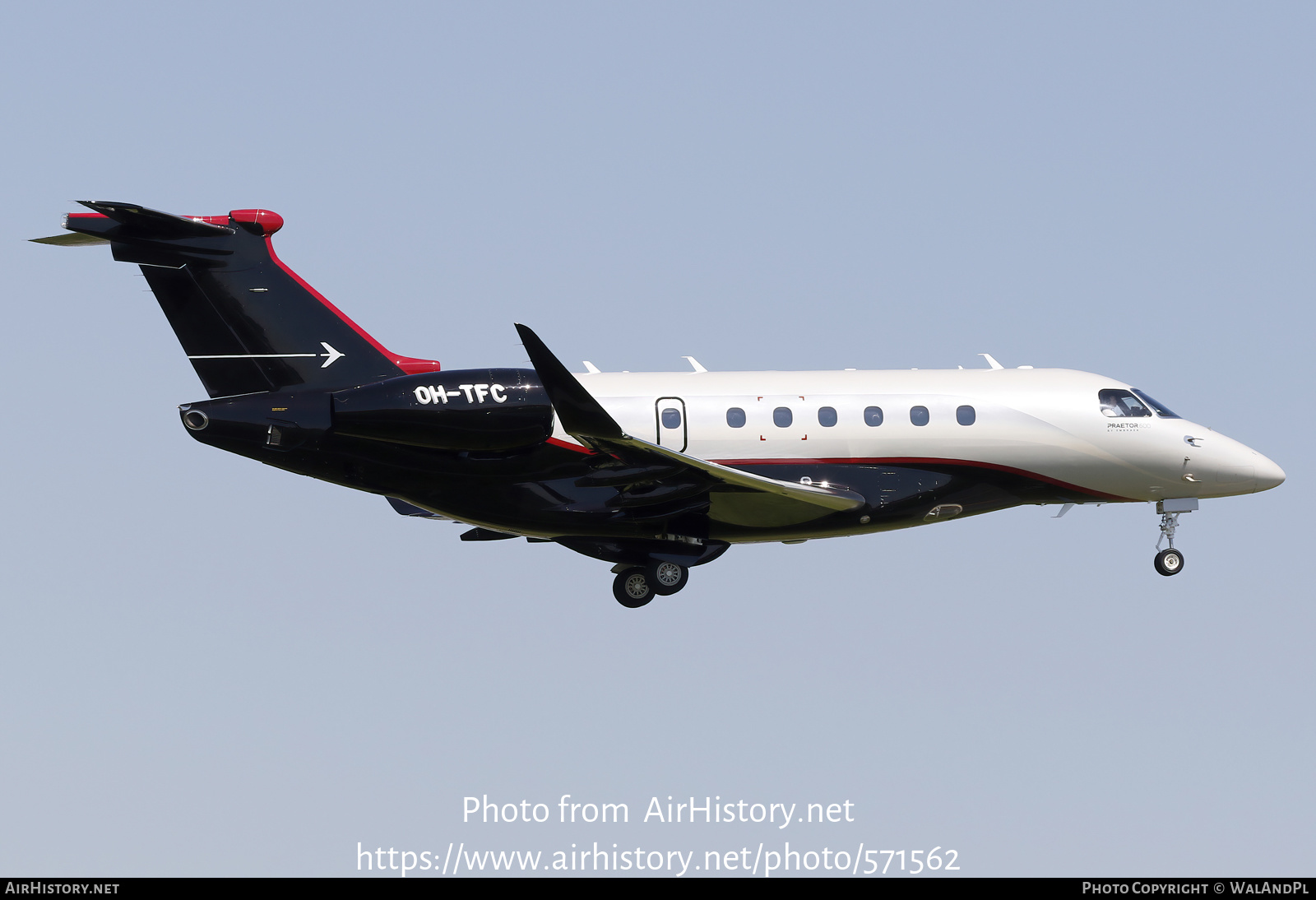 Aircraft Photo of OH-TFC | Embraer EMB-550 Praetor 600 | AirHistory.net #571562