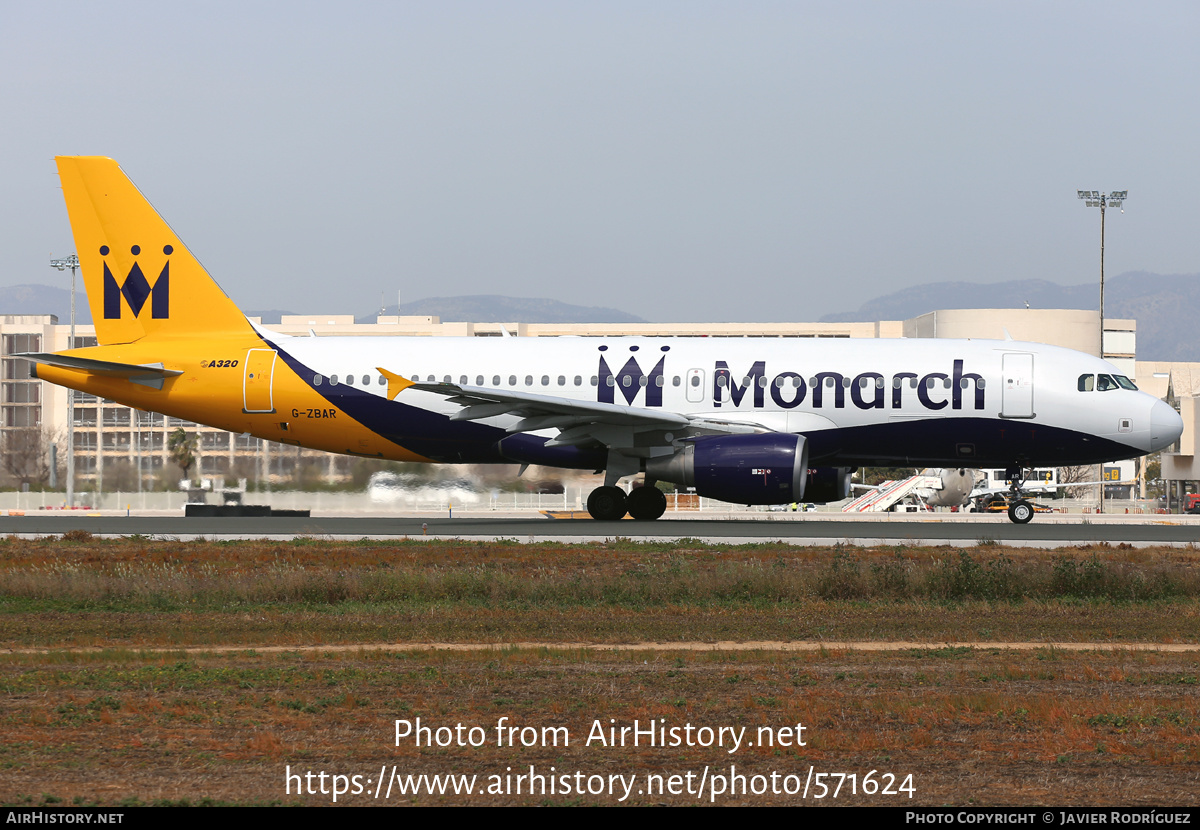 Aircraft Photo of G-ZBAR | Airbus A320-214 | Monarch Airlines | AirHistory.net #571624