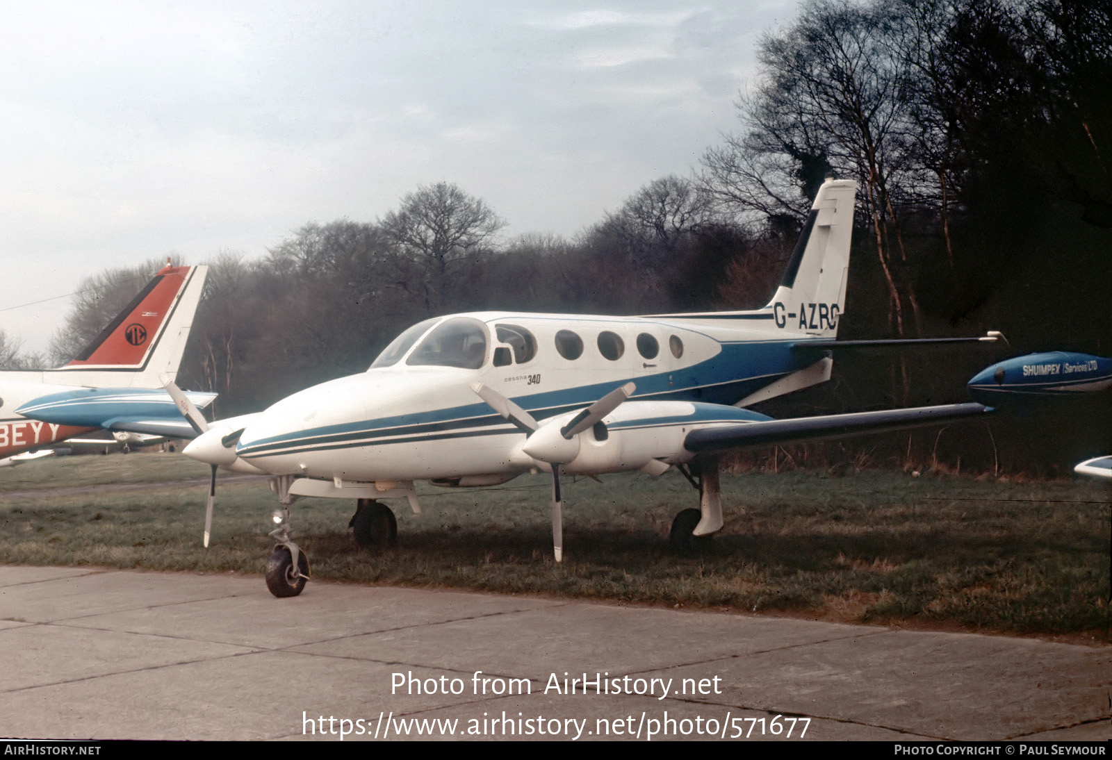 Aircraft Photo of G-AZRC | Cessna 340 | Shuimpex Services | AirHistory.net #571677