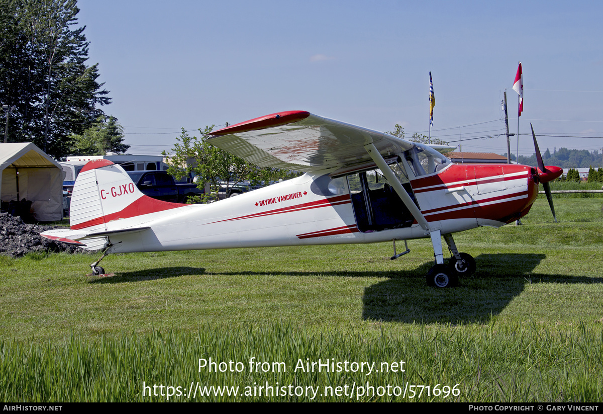 Aircraft Photo of C-GJXO | Cessna 170B | Skydive Vancouver | AirHistory.net #571696