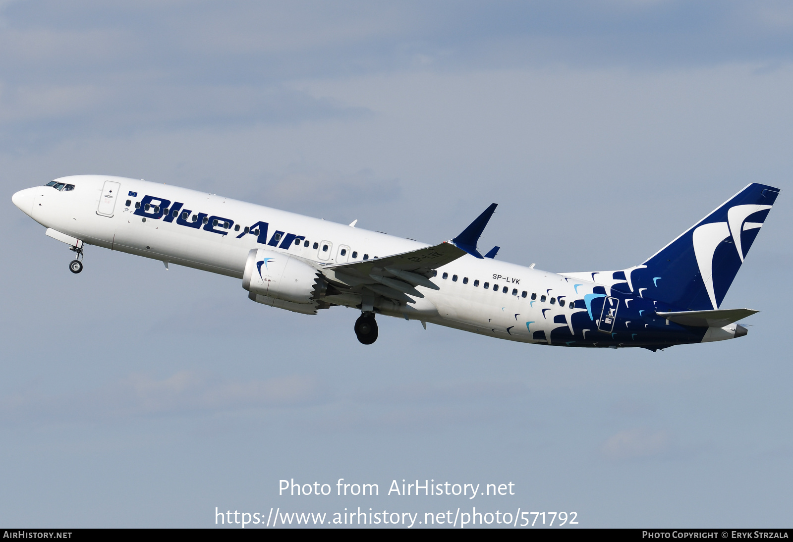 Aircraft Photo of SP-LVK | Boeing 737-8 Max 8 | Blue Air | AirHistory.net #571792