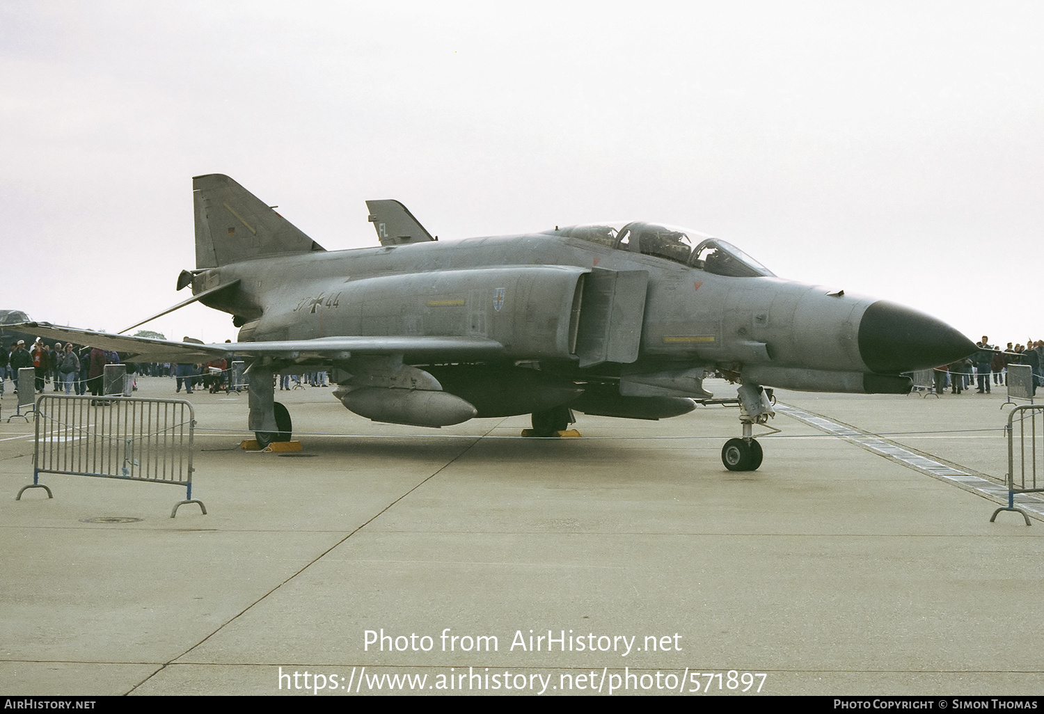 Aircraft Photo of 3744 | McDonnell Douglas F-4F Phantom II | Germany - Air Force | AirHistory.net #571897