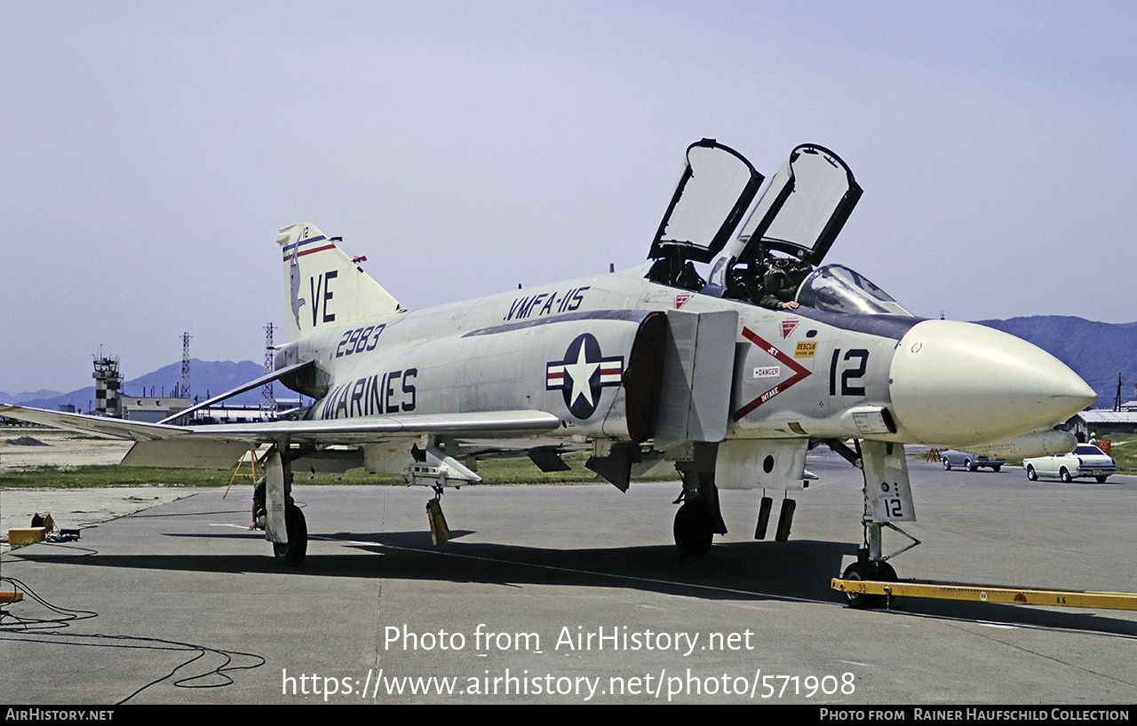 Aircraft Photo Of 152983 Mcdonnell F 4b Phantom Ii Usa Marines