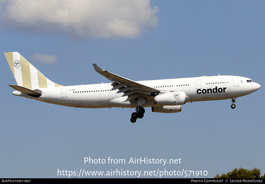 Aircraft Photo of LY-PLW | Airbus A330-243 | Condor Flugdienst | AirHistory.net #571910