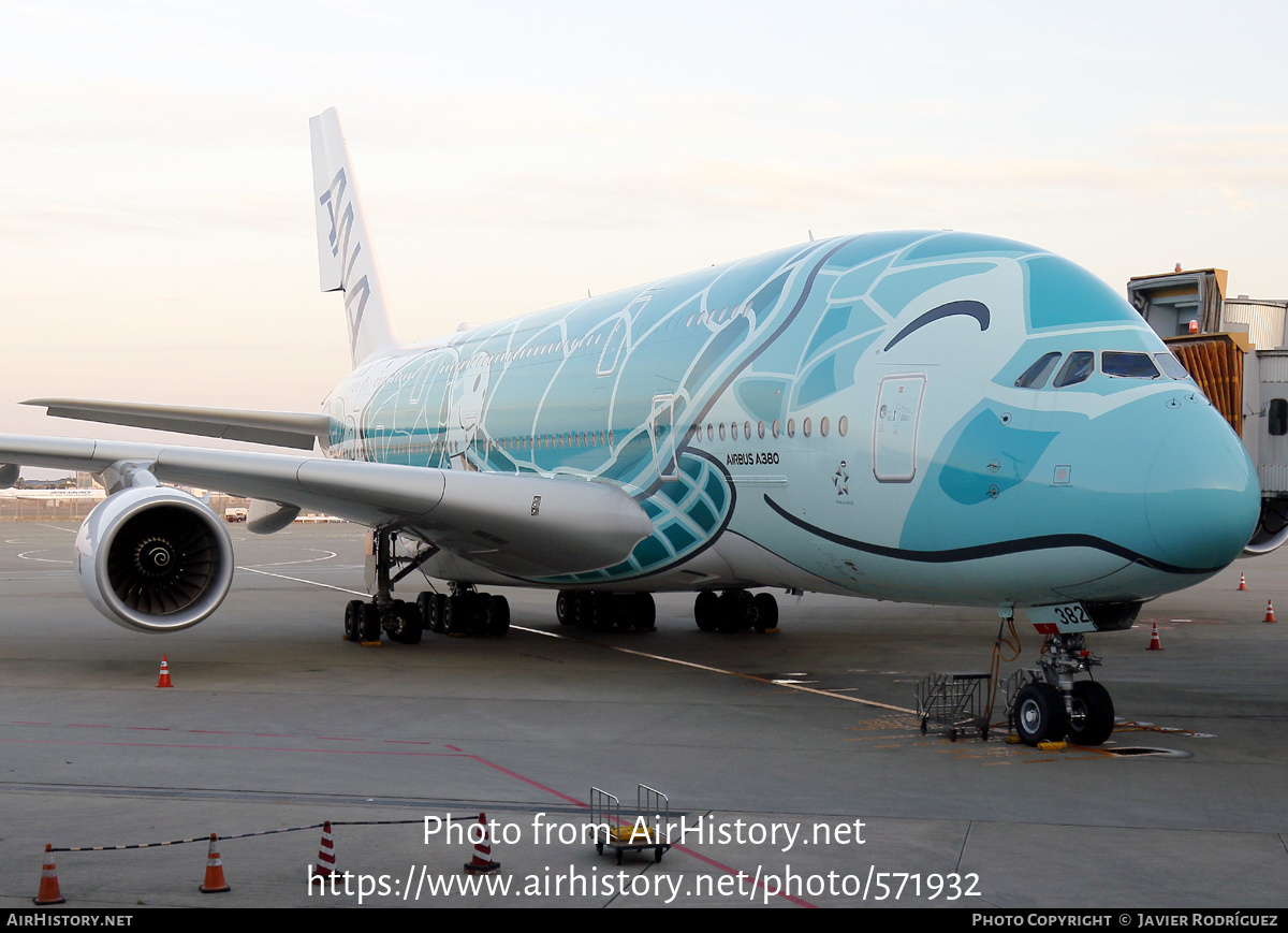 Aircraft Photo of JA382A | Airbus A380-841 | All Nippon Airways - ANA | AirHistory.net #571932