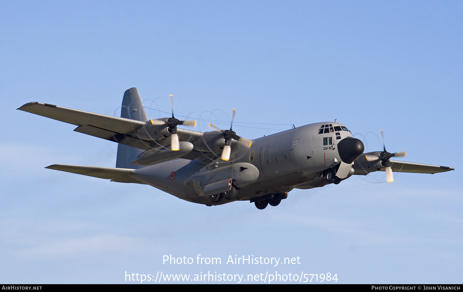 Aircraft Photo of CH-07 | Lockheed C-130H Hercules | Belgium - Air Force | AirHistory.net #571984