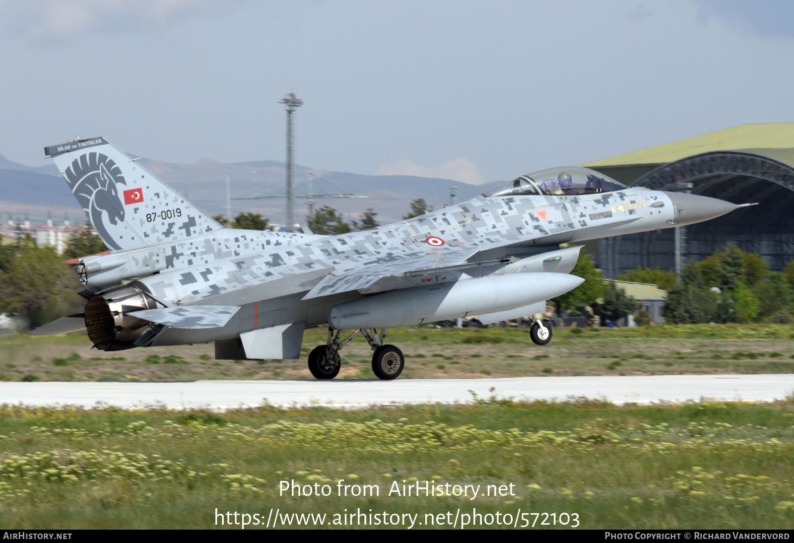 Aircraft Photo of 87-0019 | General Dynamics F-16C Fighting Falcon | Turkey - Air Force | AirHistory.net #572103