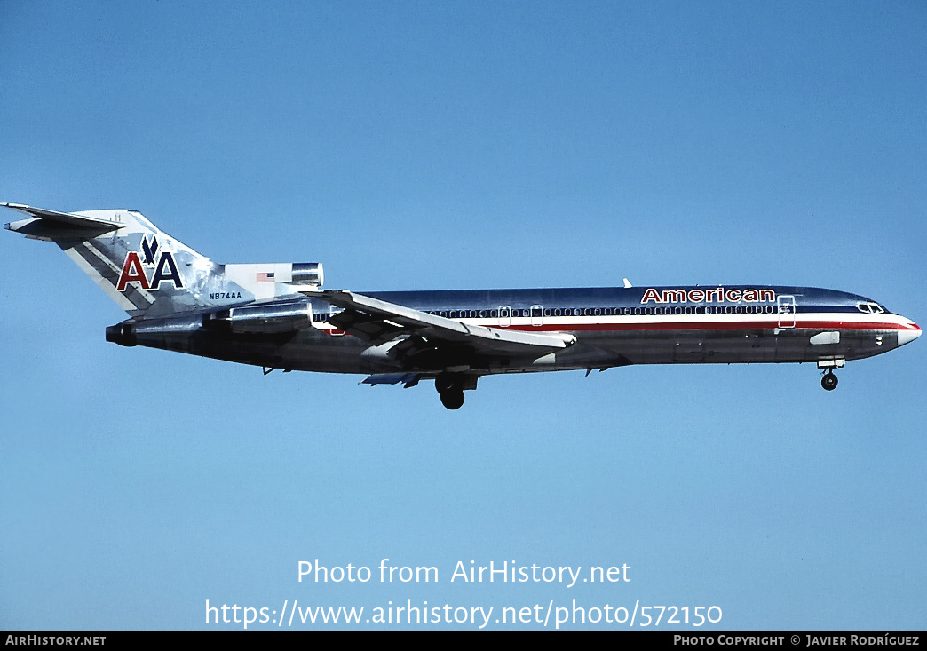 Aircraft Photo of N874AA | Boeing 727-223/Adv | American Airlines | AirHistory.net #572150