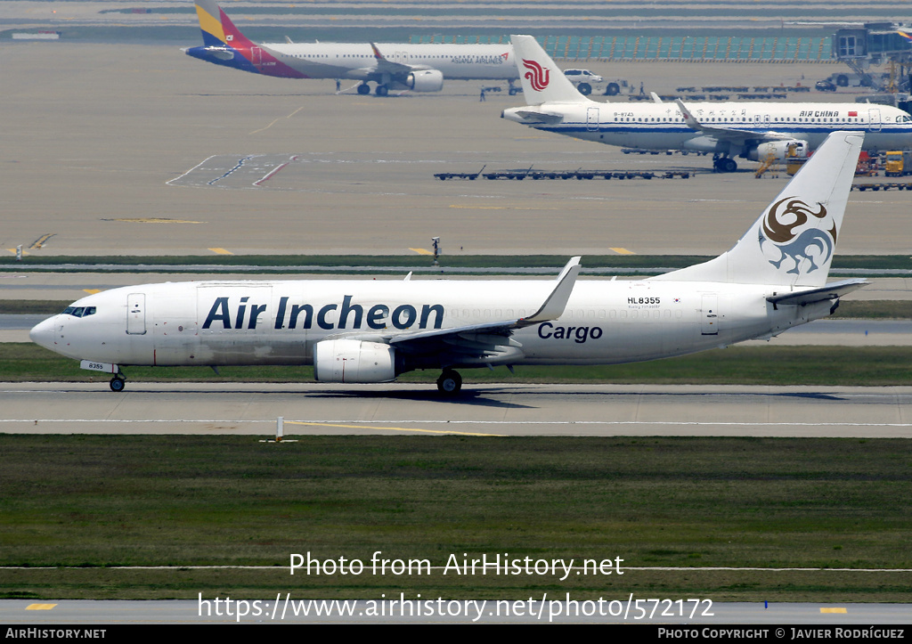 Aircraft Photo of HL8355 | Boeing 737-8CX(F) | Air Incheon | AirHistory.net #572172