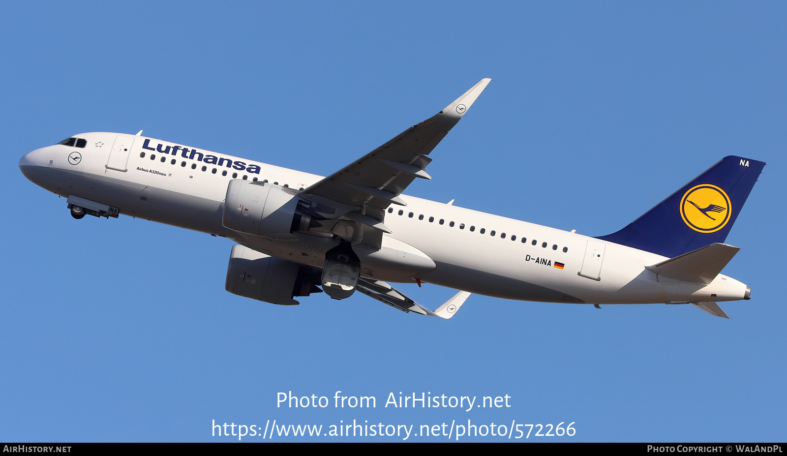 Aircraft Photo of D-AINA | Airbus A320-271N | Lufthansa | AirHistory.net #572266