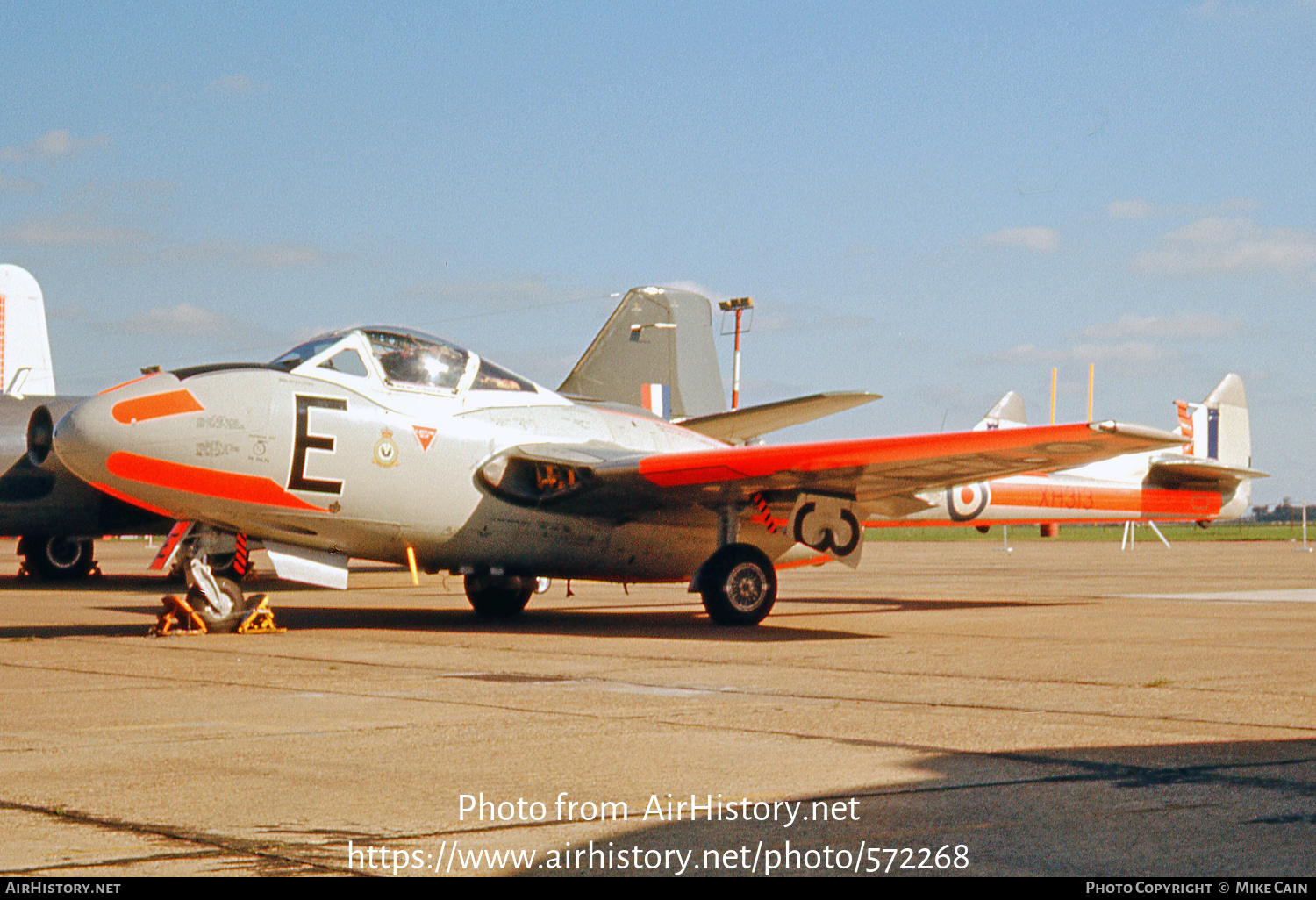 Aircraft Photo of XH313 | De Havilland D.H. 115 Vampire T11 | UK - Air Force | AirHistory.net #572268