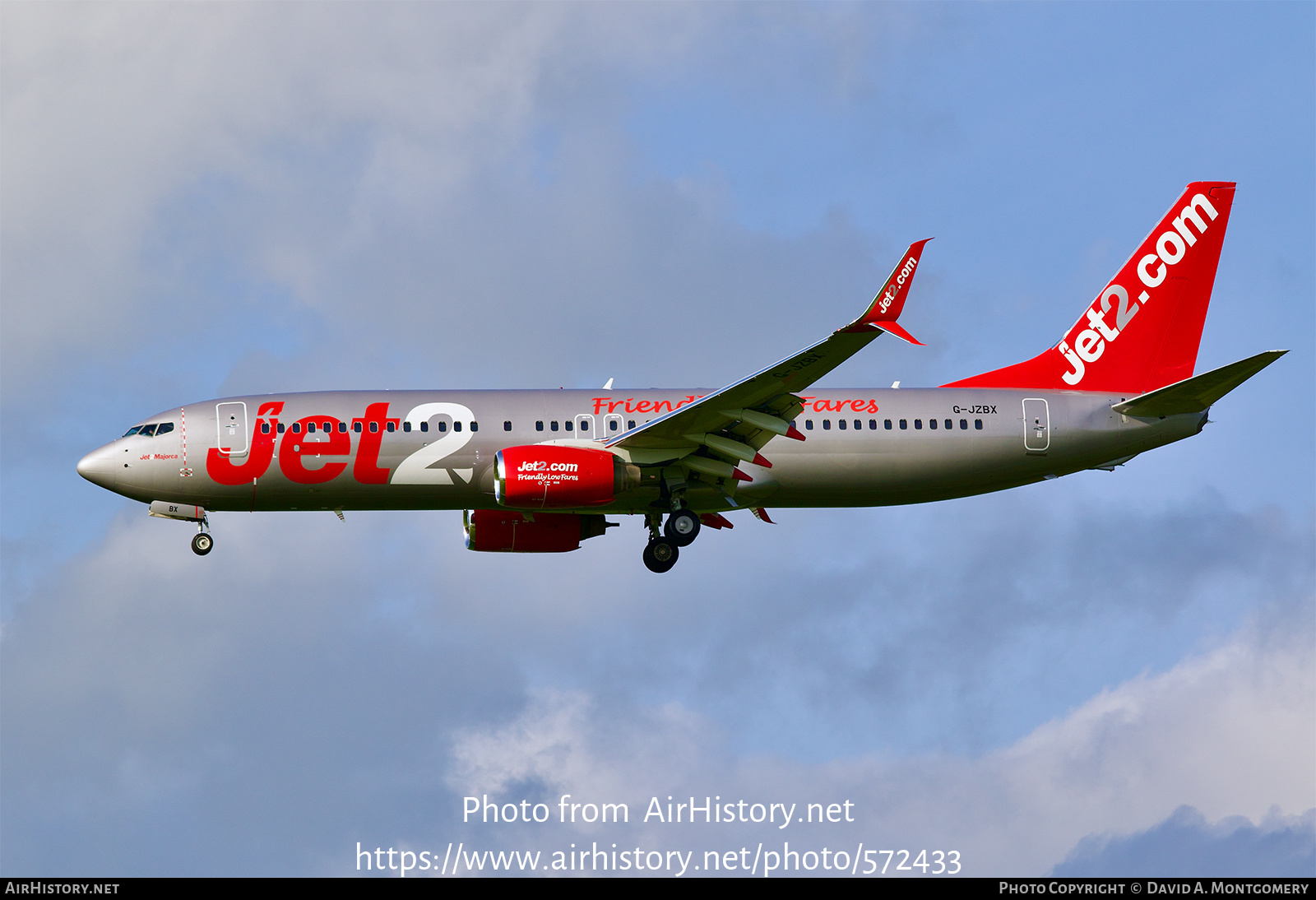 Aircraft Photo of G-JZBX | Boeing 737-8HX | Jet2 | AirHistory.net #572433