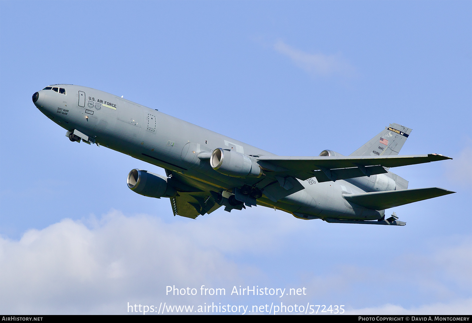 Aircraft Photo of 84-0186 / 40186 | McDonnell Douglas KC-10A Extender (DC-10-30CF) | USA - Air Force | AirHistory.net #572435