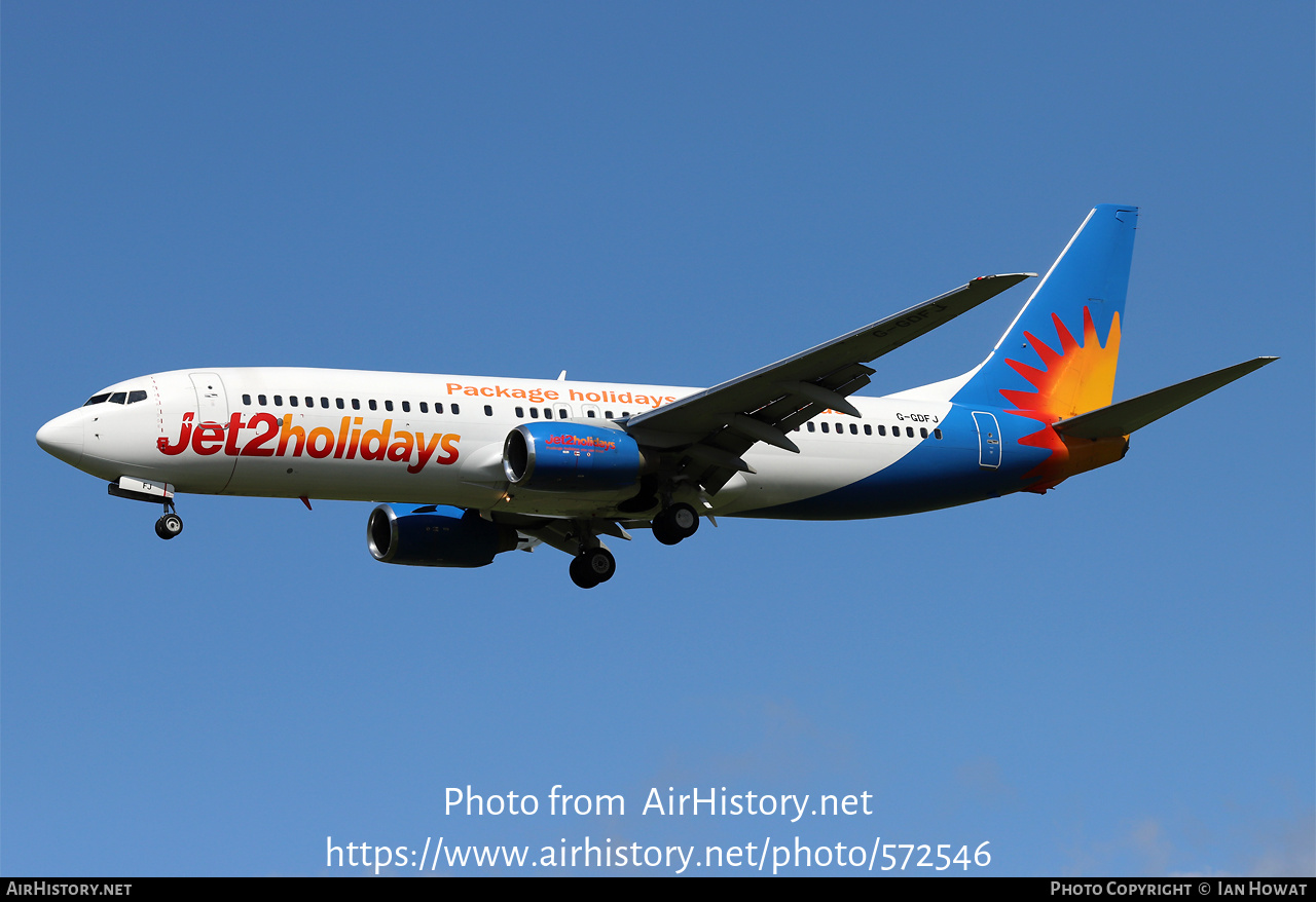 Aircraft Photo of G-GDFJ | Boeing 737-804 | Jet2 Holidays | AirHistory.net #572546