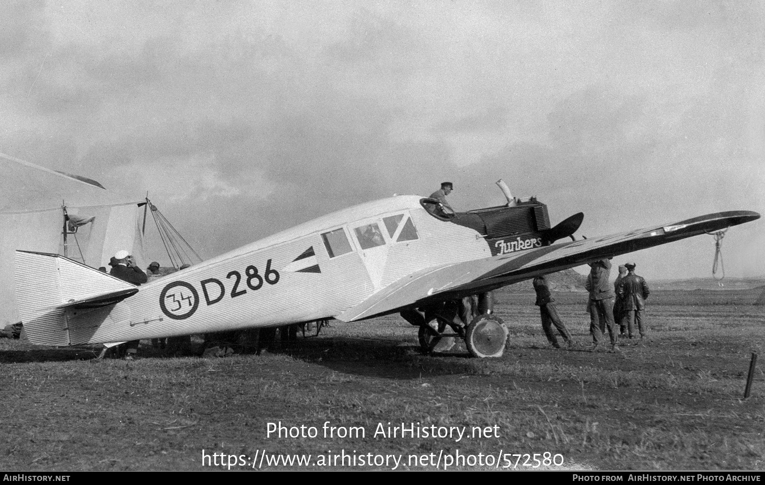 Aircraft Photo of D-286 | Junkers F 13 | AirHistory.net #572580