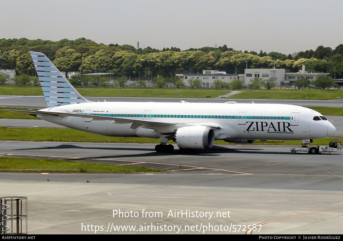 Aircraft Photo of JA825J | Boeing 787-8 Dreamliner | ZipAir | AirHistory.net #572587