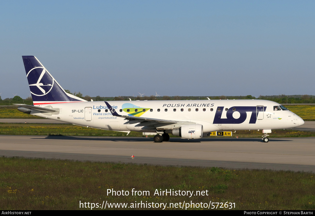 Aircraft Photo of SP-LIC | Embraer 175LR (ERJ-170-200LR) | LOT Polish Airlines - Polskie Linie Lotnicze | AirHistory.net #572631