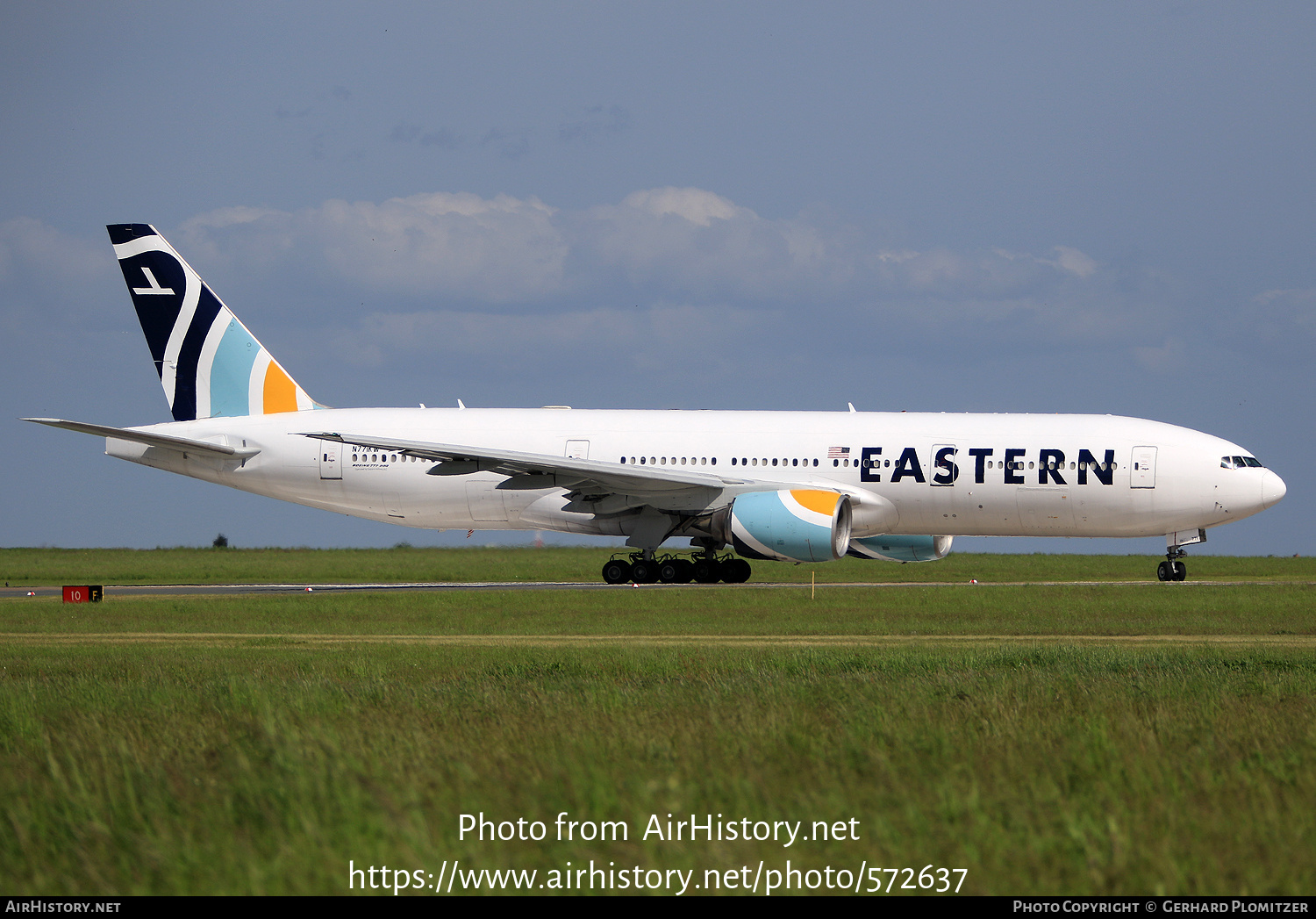 Aircraft Photo of N771KW | Boeing 777-212/ER | Eastern Airlines ...