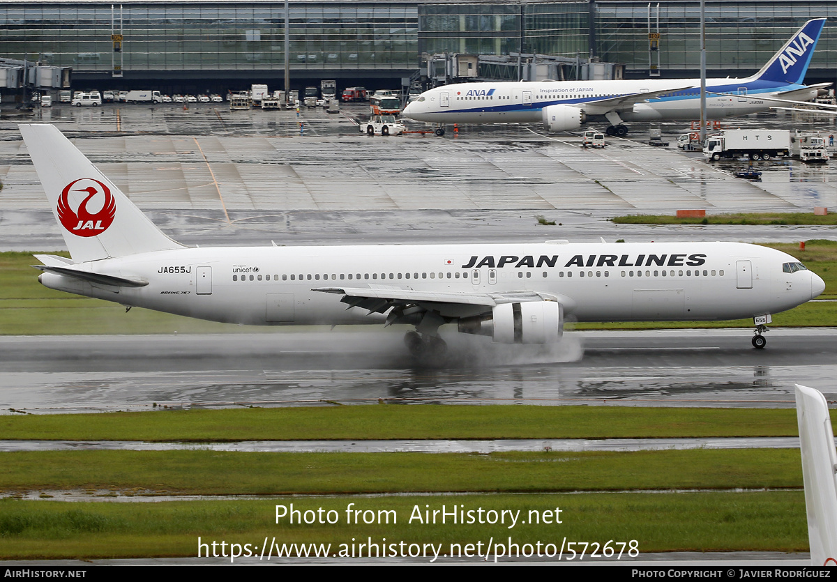 Aircraft Photo of JA655J | Boeing 767-346/ER | Japan Airlines - JAL | AirHistory.net #572678