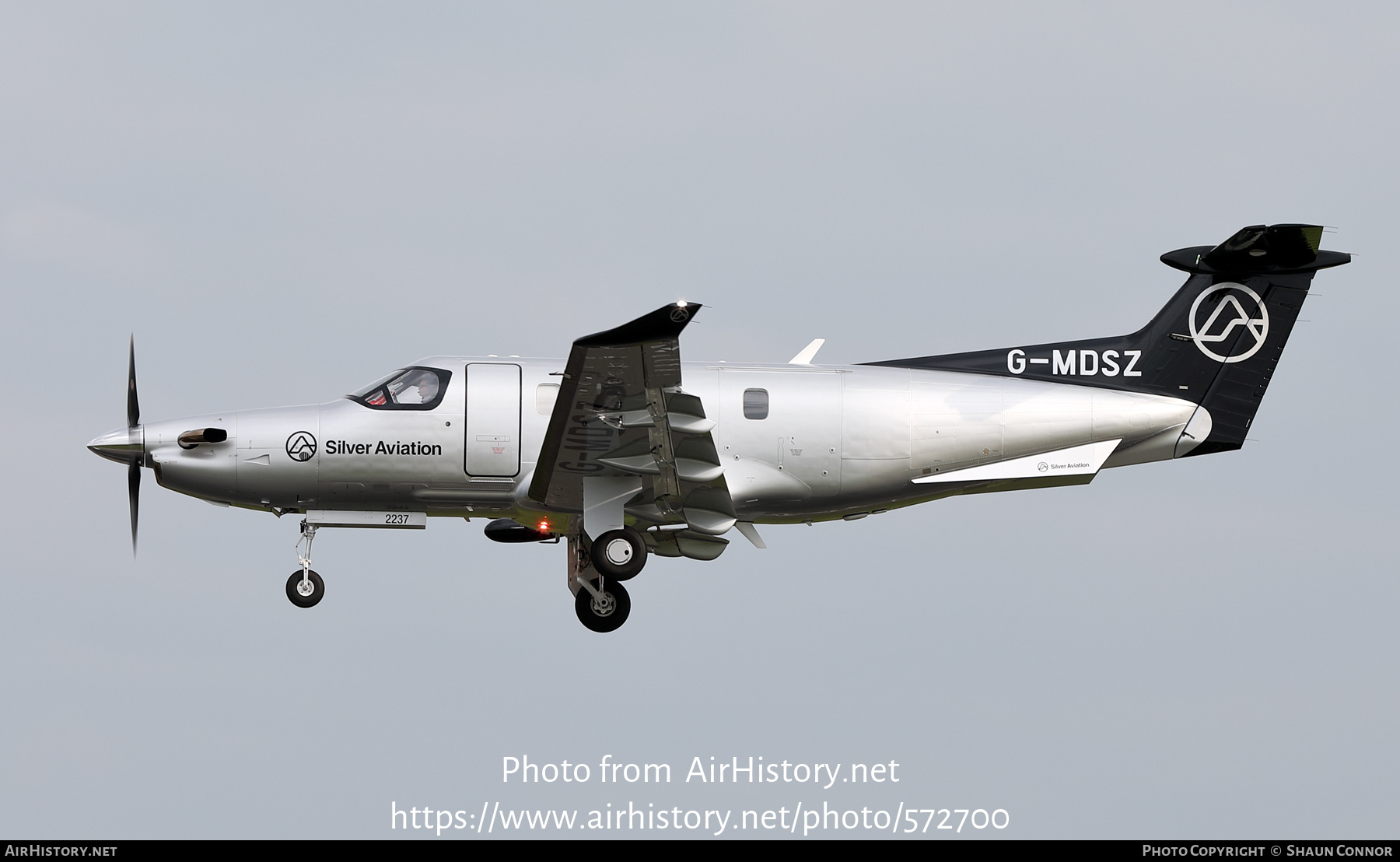 Aircraft Photo of G-MDSZ | Pilatus PC-12NGX (PC-12/47E) | Silver Aviation | AirHistory.net #572700