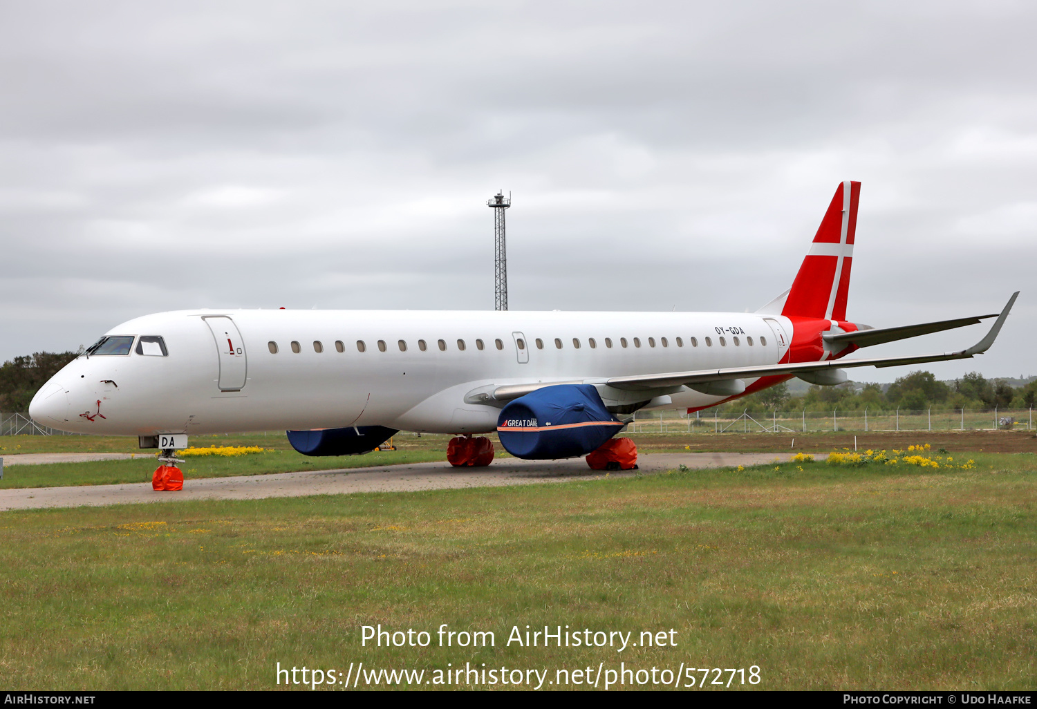 Aircraft Photo of OY-GDA | Embraer 195LR (ERJ-190-200LR) | Great Dane Airlines | AirHistory.net #572718