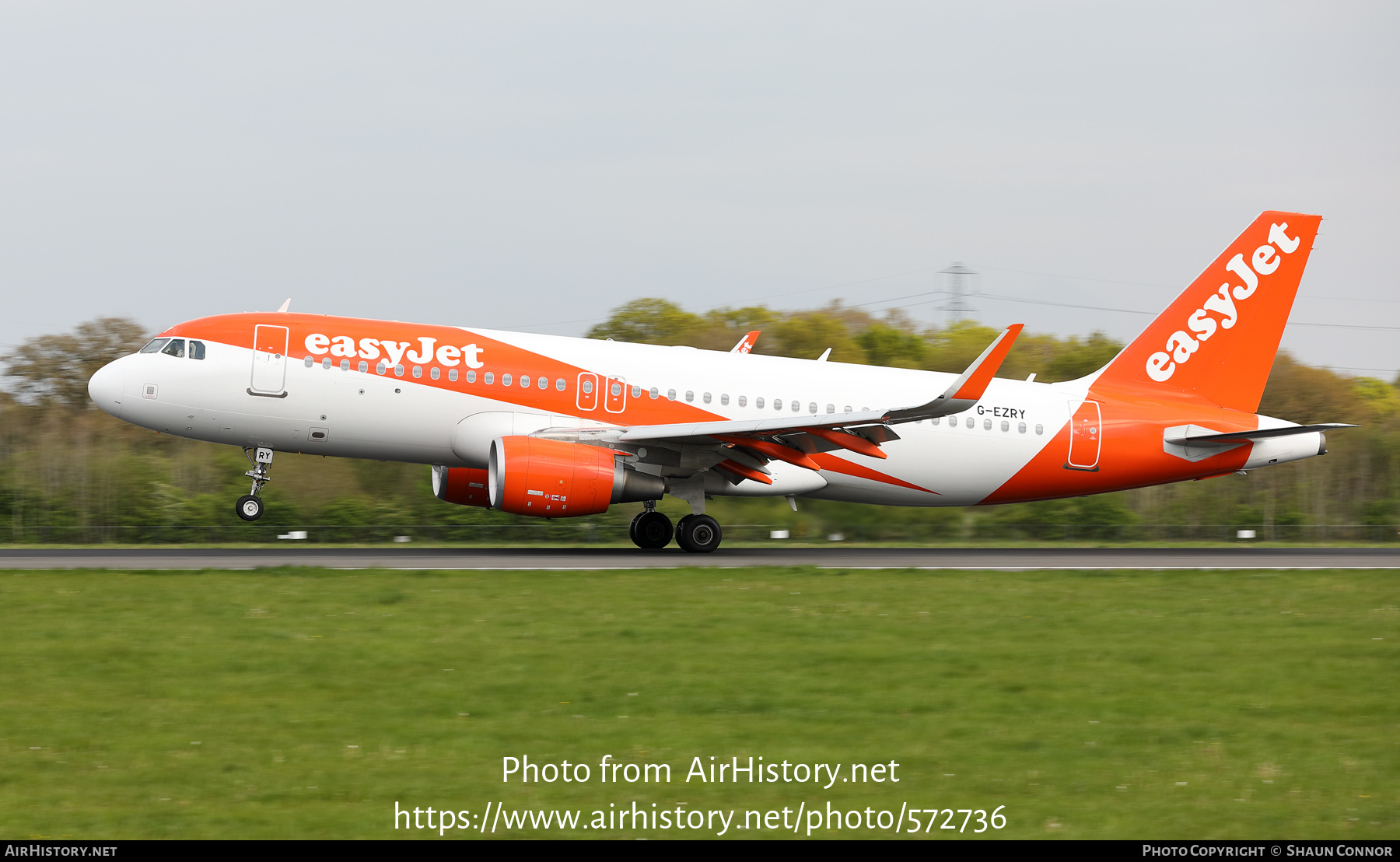 Aircraft Photo of G-EZRY | Airbus A320-214 | EasyJet | AirHistory.net #572736