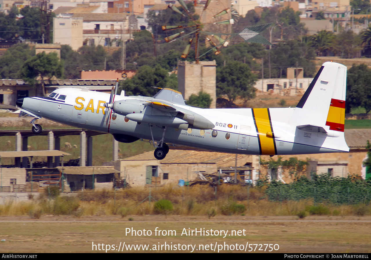 Aircraft Photo of D2-02 | Fokker F27-200MAR Maritime | Spain - Air Force | AirHistory.net #572750