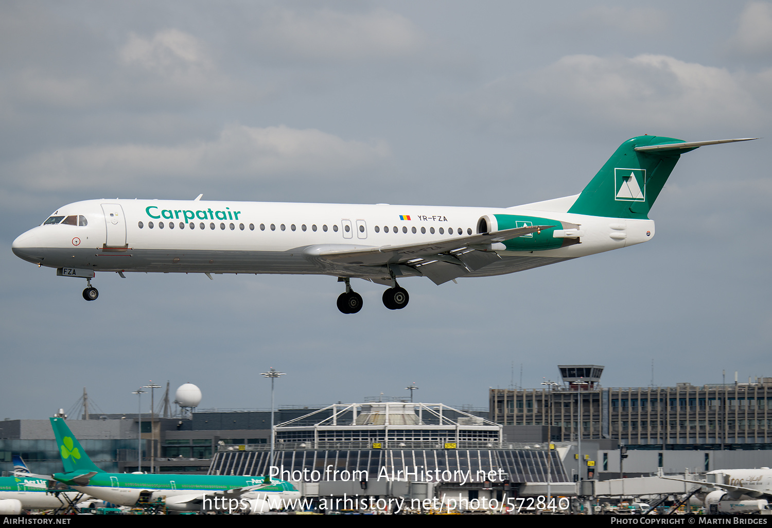 Aircraft Photo of YR-FZA | Fokker 100 (F28-0100) | Carpatair | AirHistory.net #572840