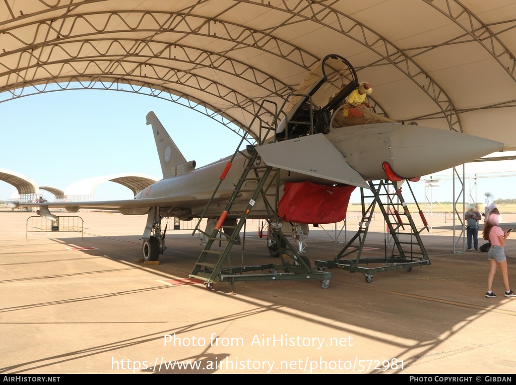 Aircraft Photo of C.16-55 | Eurofighter EF-2000 Typhoon | Spain - Air Force | AirHistory.net #572981