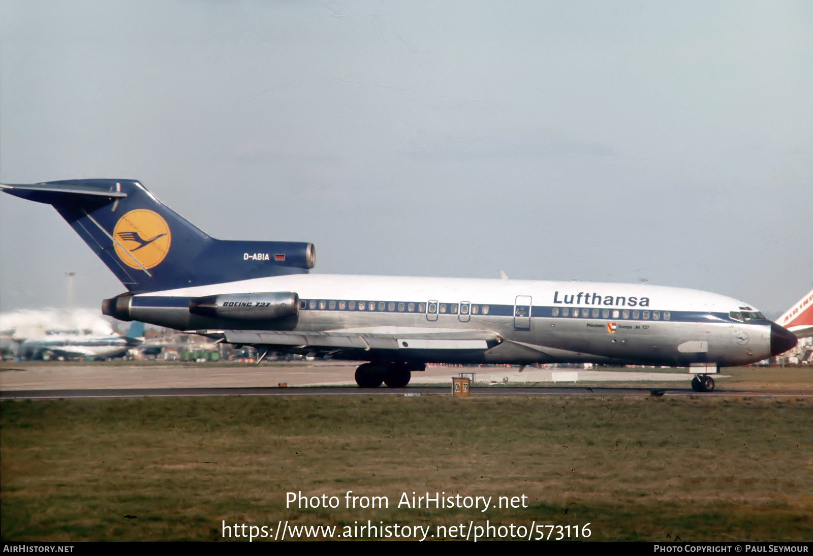 Aircraft Photo of D-ABIA | Boeing 727-30C | Lufthansa | AirHistory.net #573116