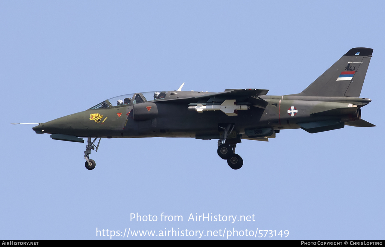 Aircraft Photo of 25531 | Soko NJ-22 Orao | Serbia - Air Force | AirHistory.net #573149