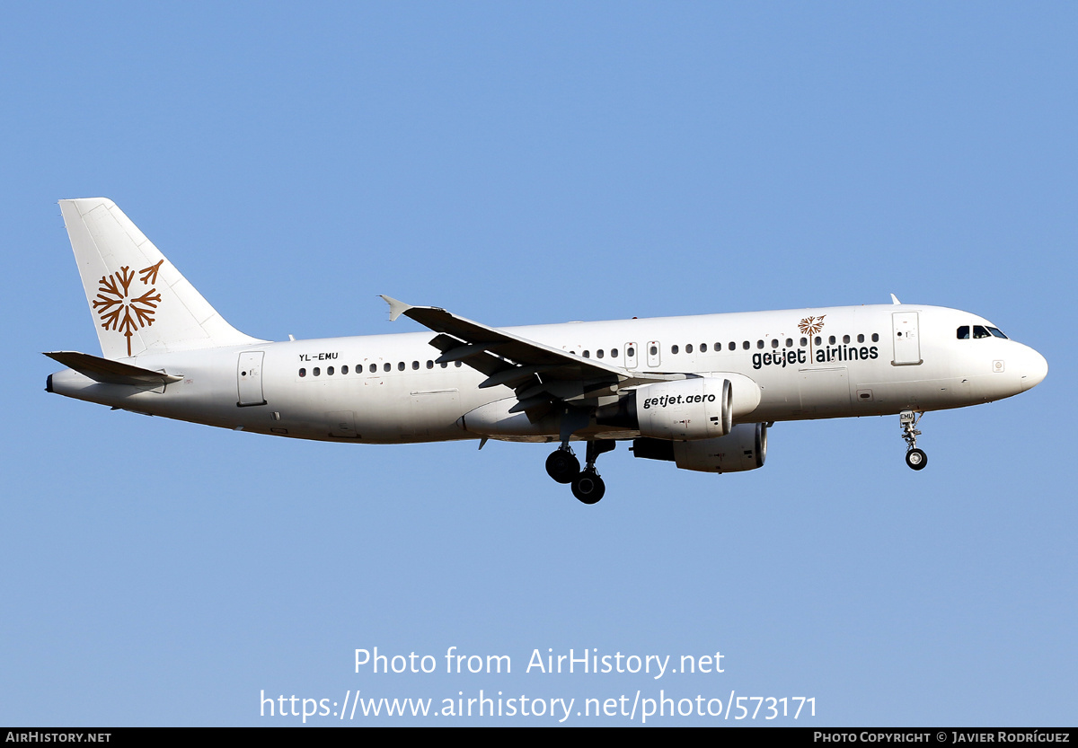 Aircraft Photo of LY-EMU | Airbus A320-233 | GetJet Airlines | AirHistory.net #573171